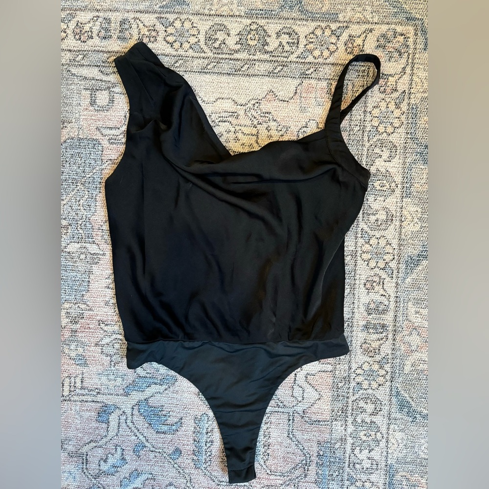 ASTR the Label Cowl Neck Draped Bodysuit